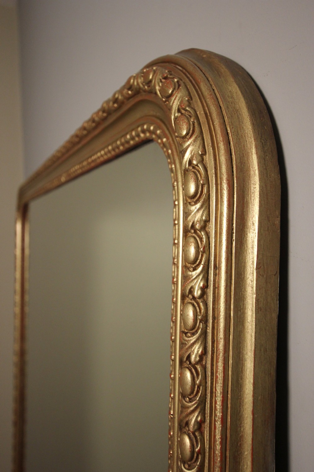 Large 19th C. Giltwood Overmantle Mirror View VIII