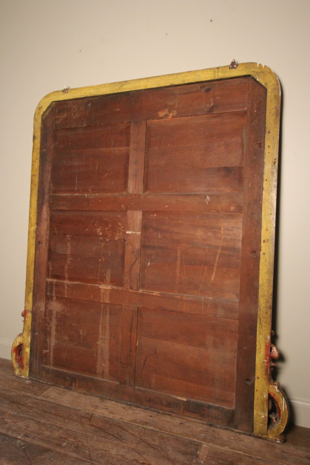 Large 19th C. Giltwood Overmantle Mirror View X