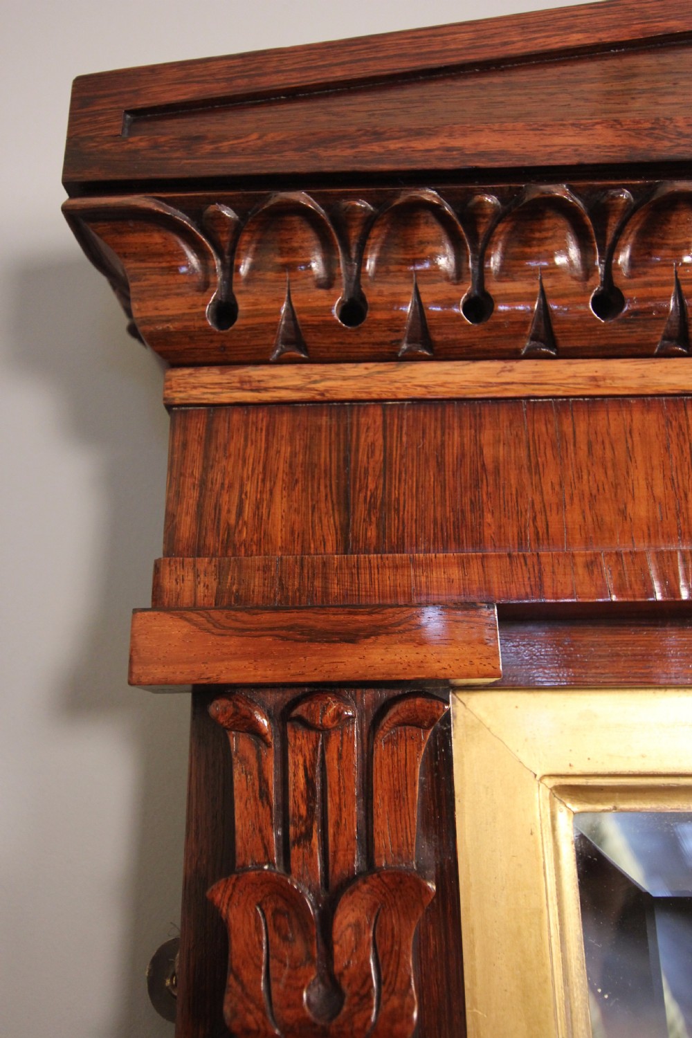 William IV Rosewood and Gilt Mirror View IV