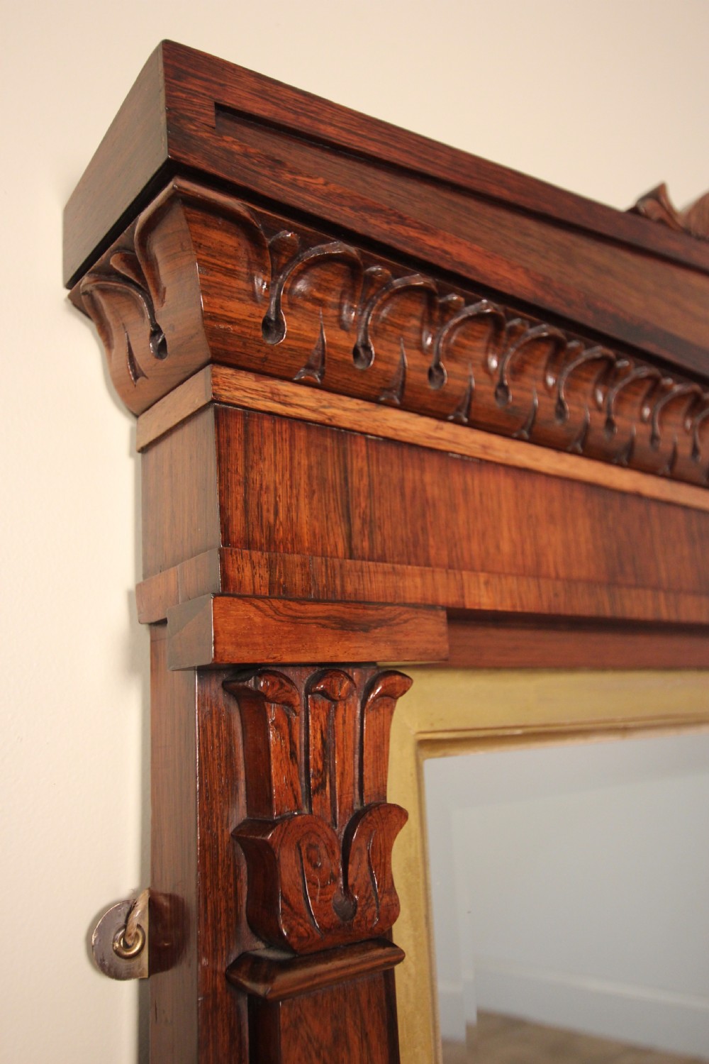 William IV Rosewood and Gilt Mirror View V