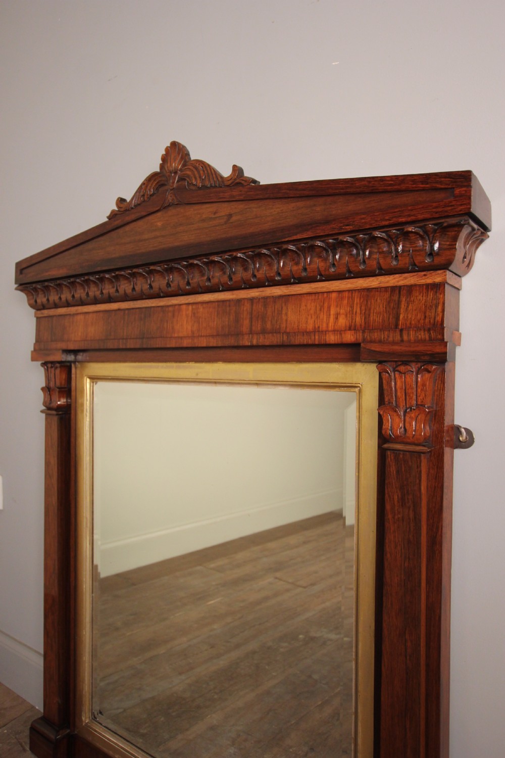 William IV Rosewood and Gilt Mirror View VI