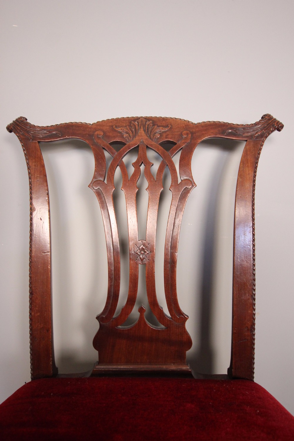 Superb Pair of 18th C. Mahogany Side Chairs View III