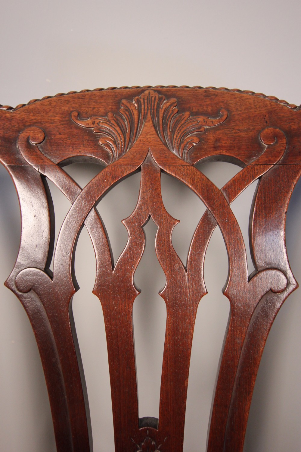 Superb Pair of 18th C. Mahogany Side Chairs View IV