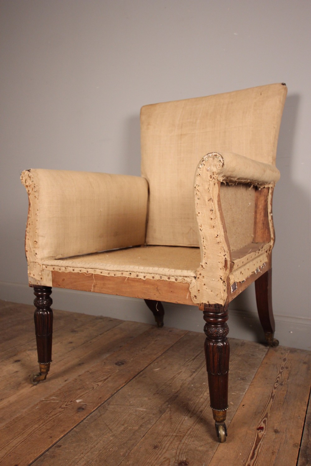 Wonderful Large Regency Library Chair View IV