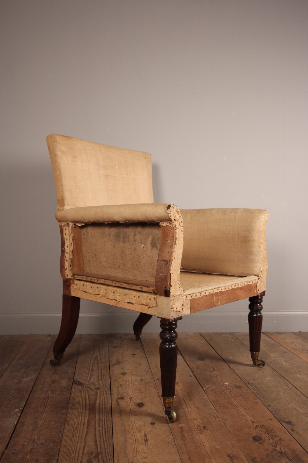 Wonderful Large Regency Library Chair View V