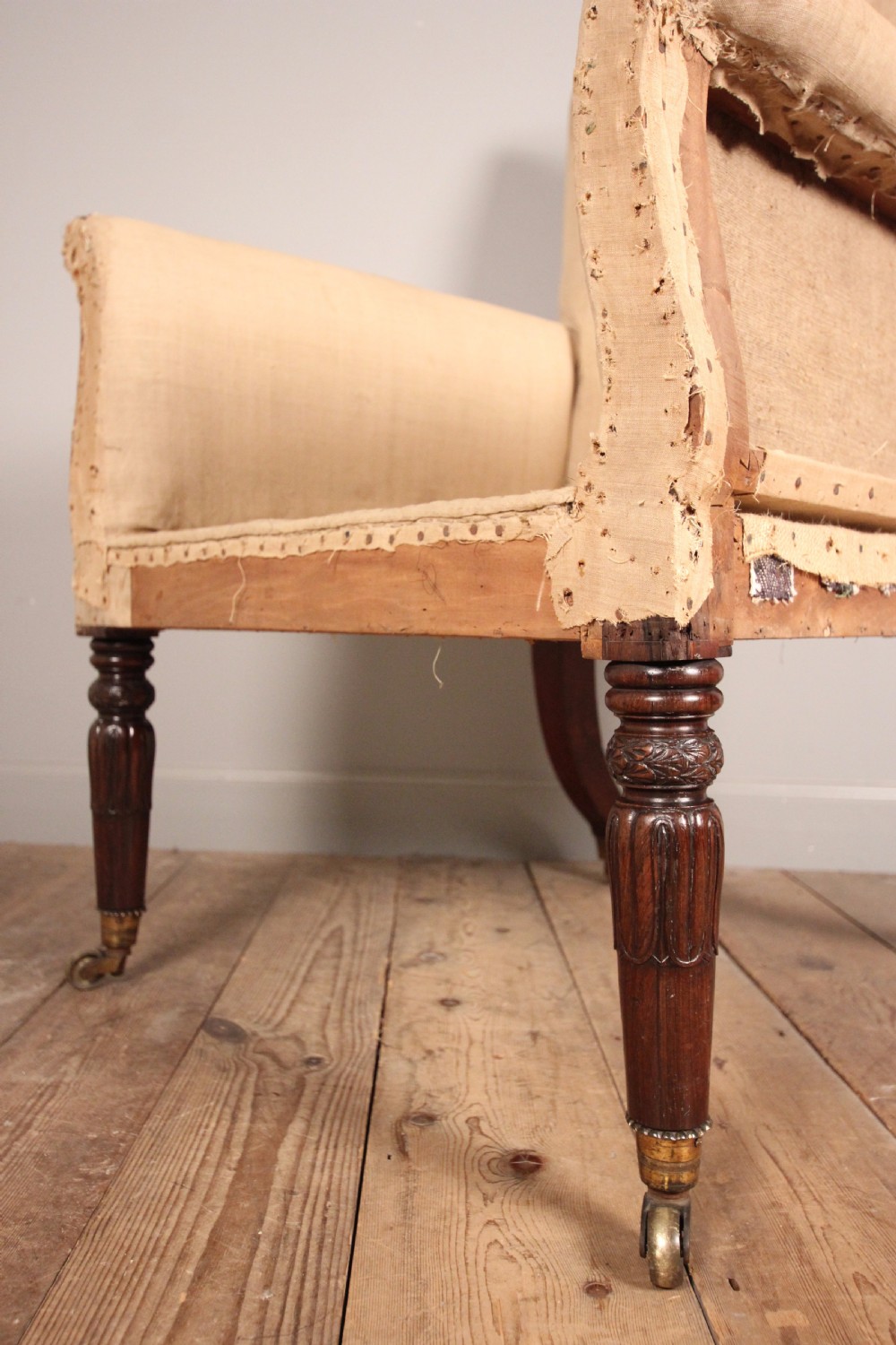 Wonderful Large Regency Library Chair View VI