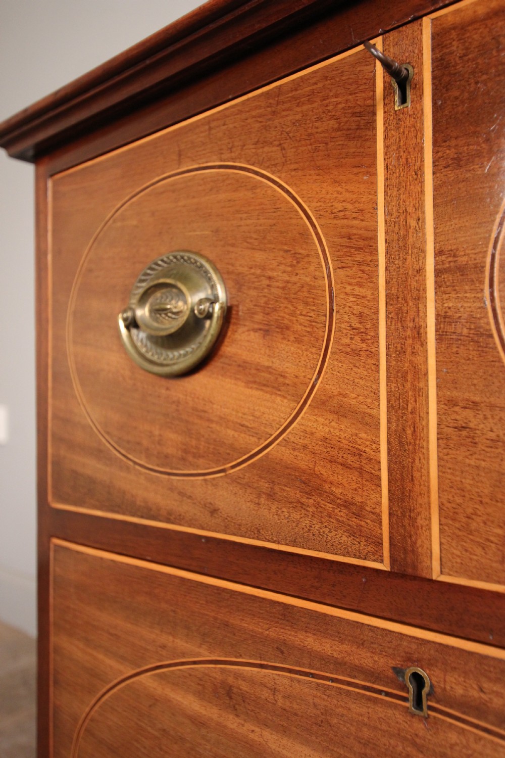 Georgian Mahogany Bedside Chest  View VI