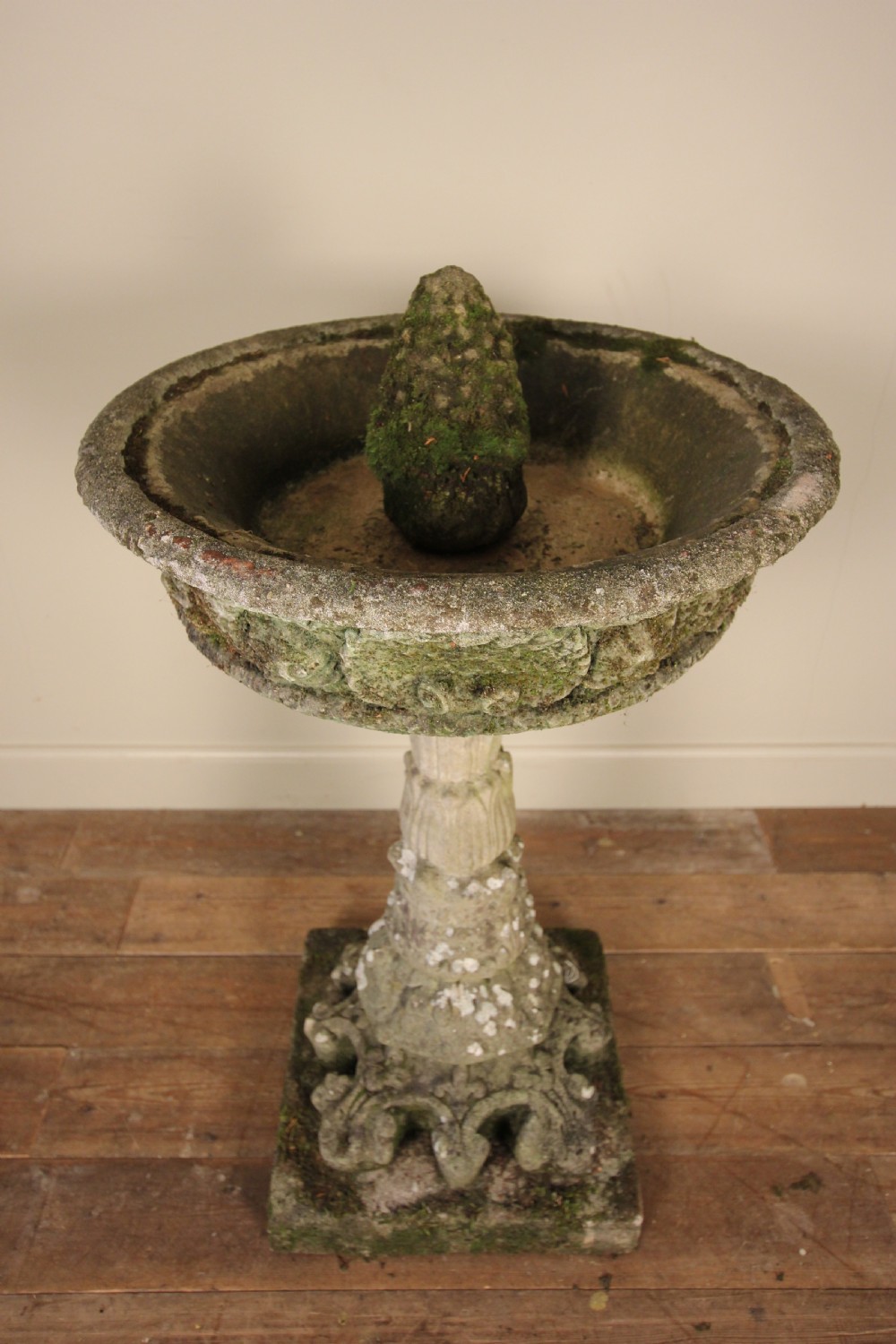 Beautiful Early 20th C. Garden Stone Bird Bath View IV