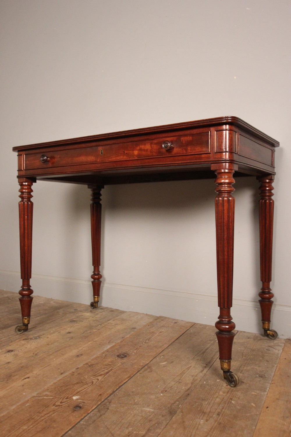 Fine Regency Gillows Mahogany Side Table View VIII