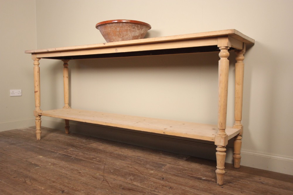 Elegant 19th C. Drapers Table View II