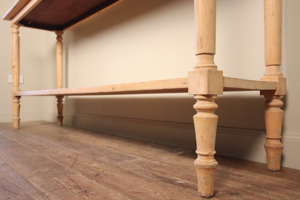 Elegant 19th C. Drapers Table View IV