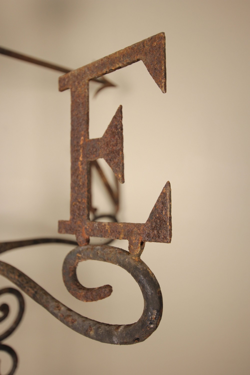 Large 19th C. Iron & Copper Weathervane View V