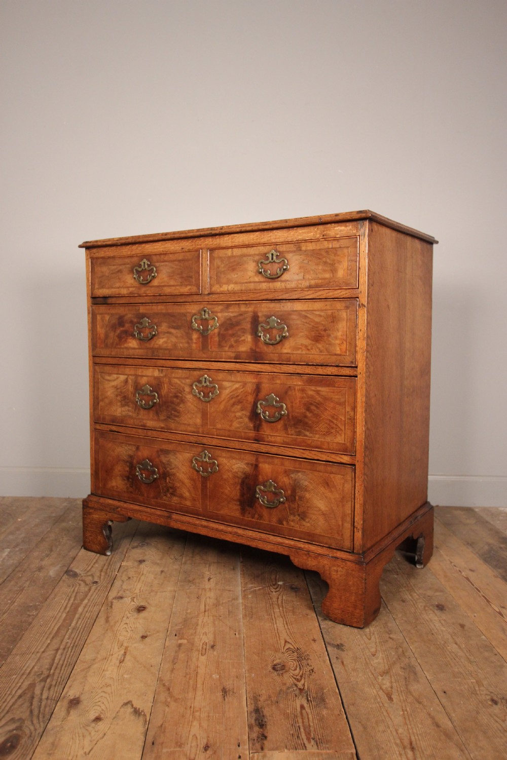 18th Century Walnut & Oak Chest of Drawers View II