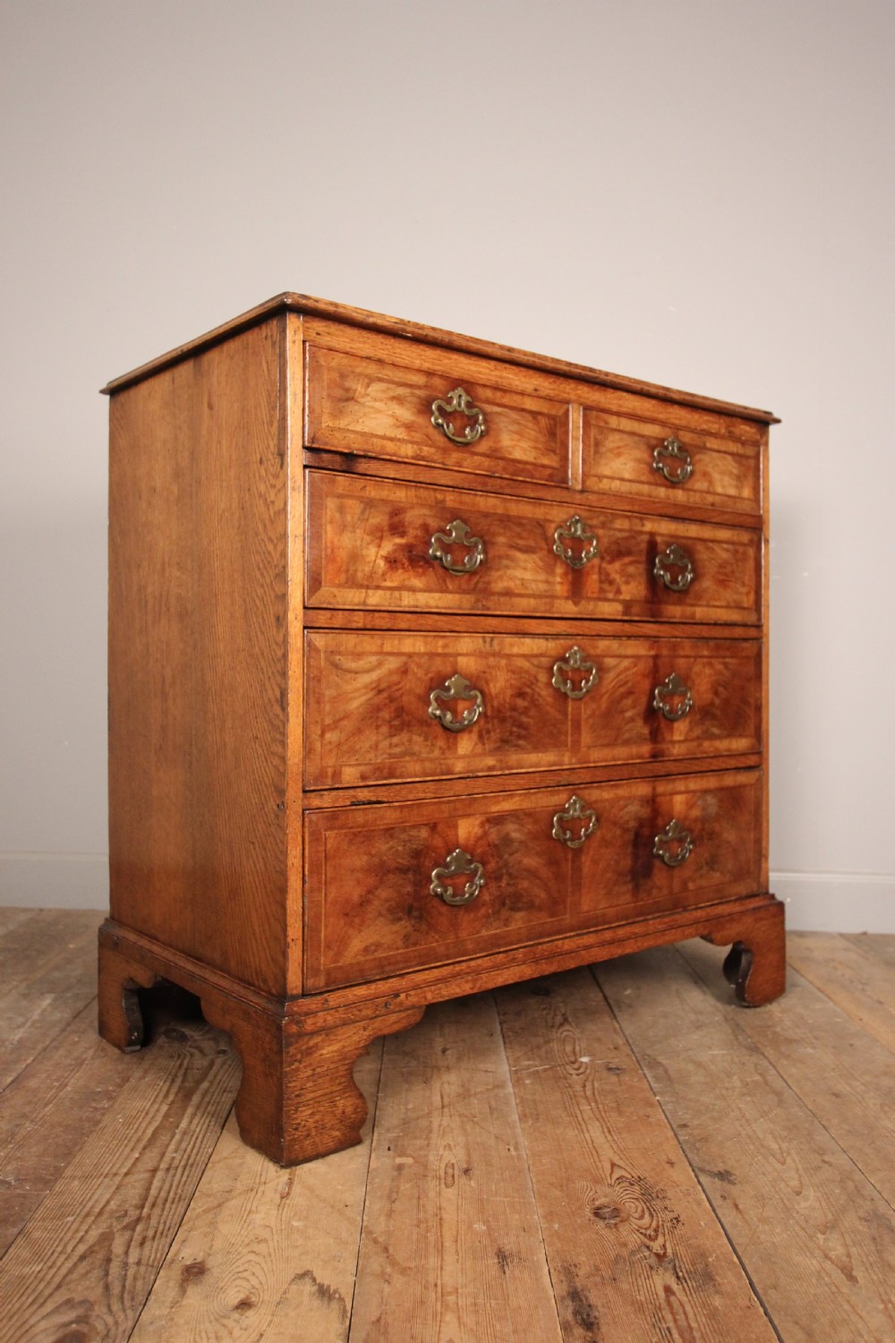 18th Century Walnut & Oak Chest of Drawers View III
