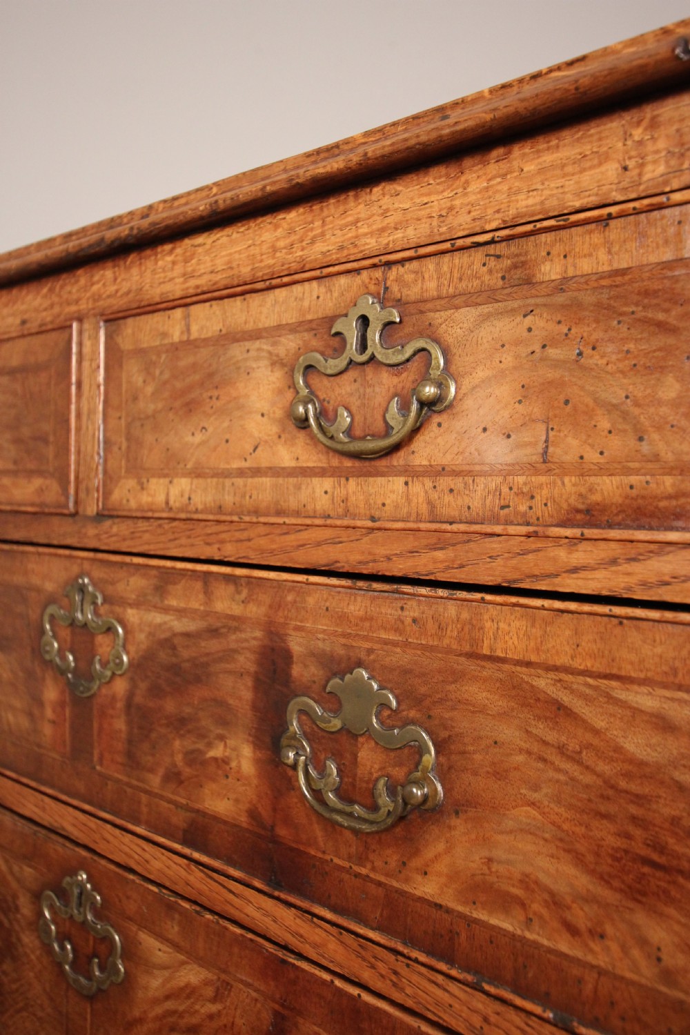 18th Century Walnut & Oak Chest of Drawers View VI