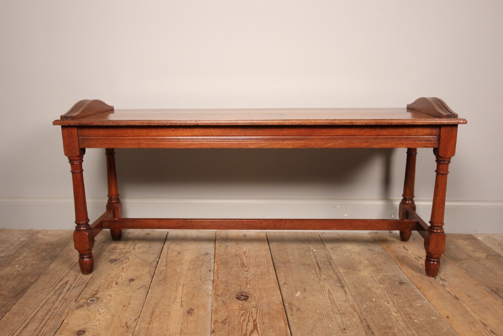19th Century Walnut Window Seat View II