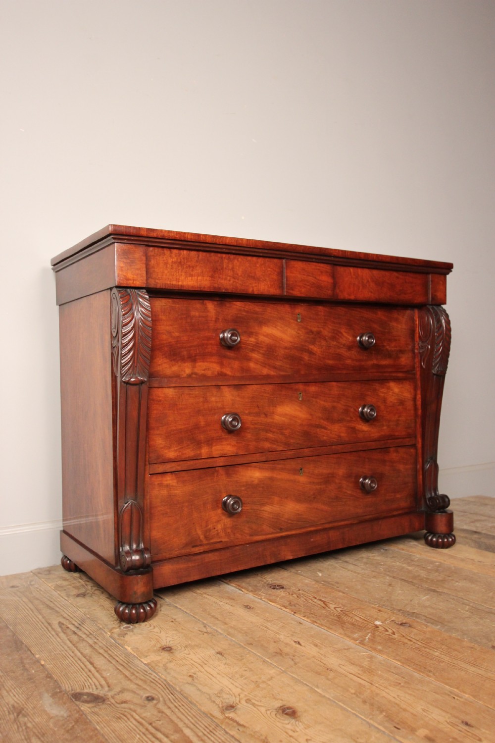 Superb Small William IV Mahogany Chest of Drawers