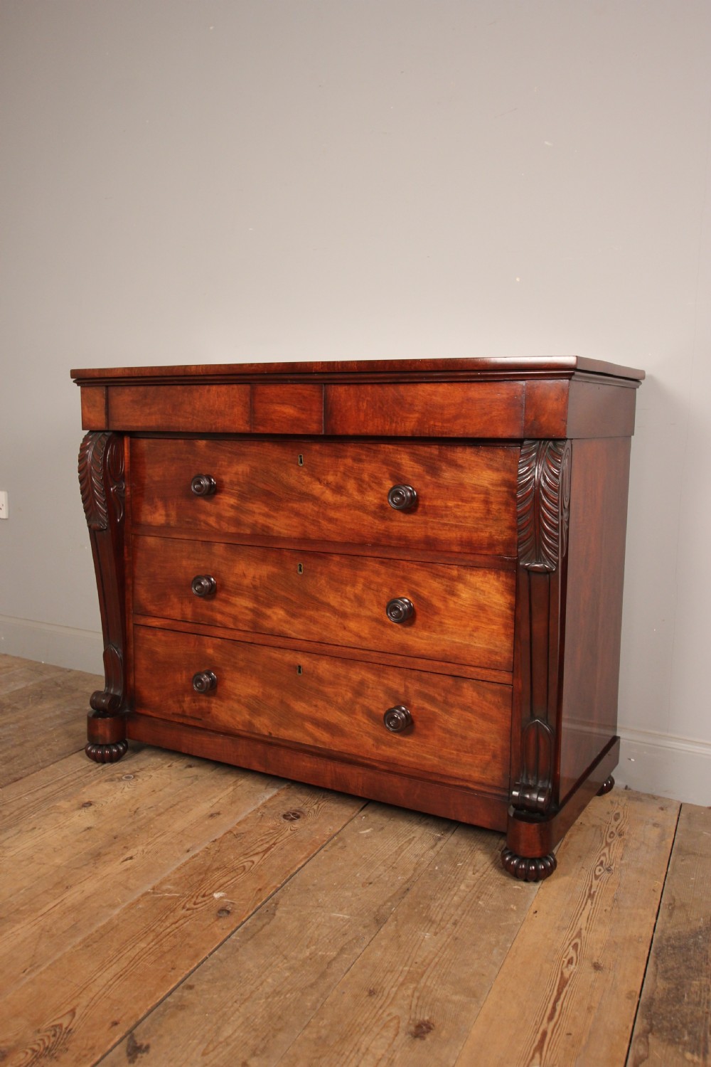 Superb Small William IV Mahogany Chest of Drawers View III