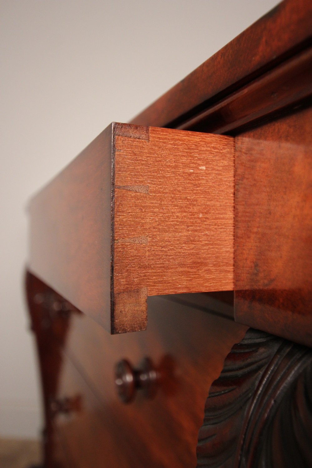 Superb Small William IV Mahogany Chest of Drawers View XII