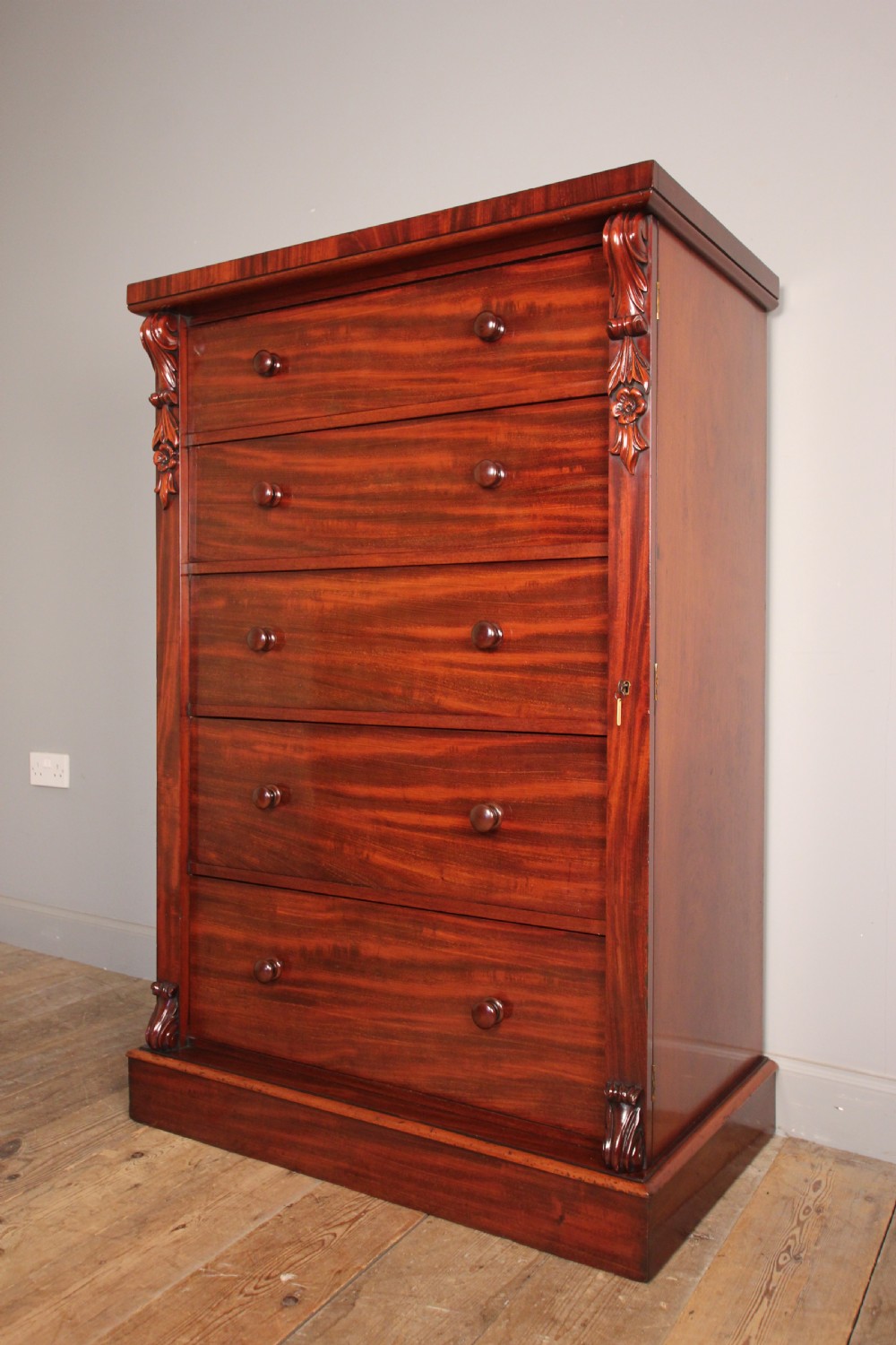 Large 19th Century Wellington Chest View II