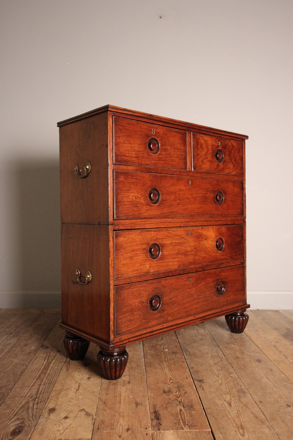Rare Colonial Padouk Campaign Chest