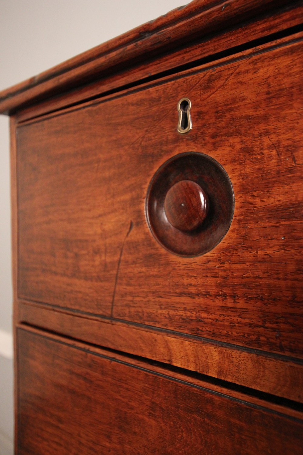 Rare Colonial Padouk Campaign Chest View VI