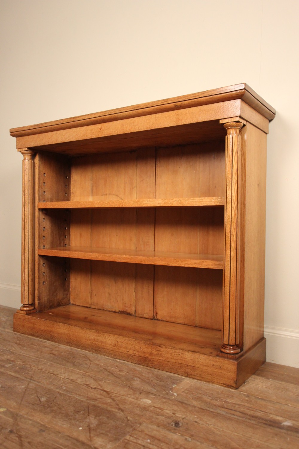 19th C Oak Dwarf Bookcase View VI
