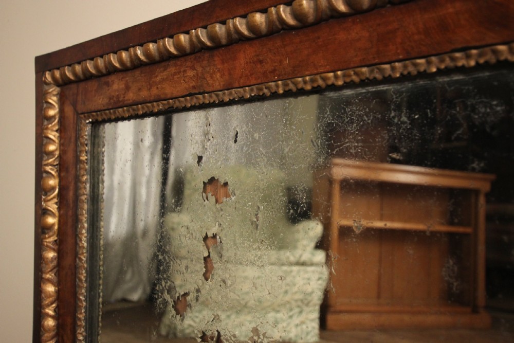 Magical 19th Century Walnut Mirror View V