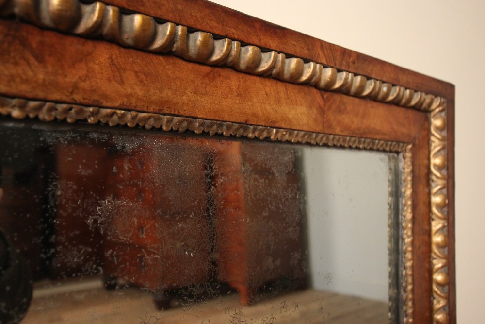 Magical 19th Century Walnut Mirror View VI