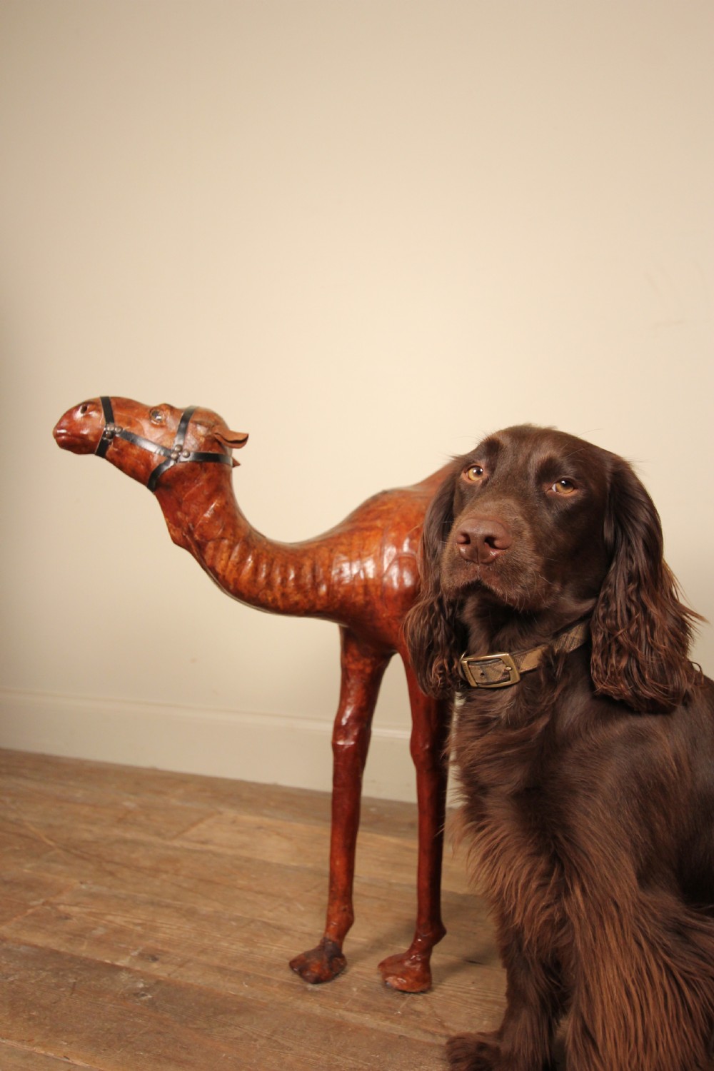 Super Large Leather Camel - Liberty of London View VII