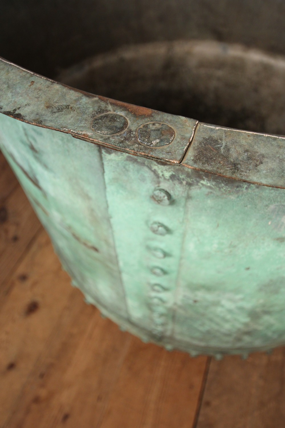 Exceptionally Large 19th Century Garden Copper Planter View IV