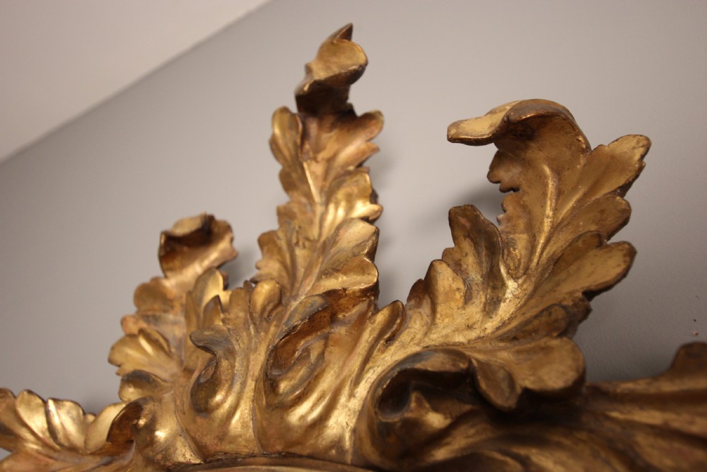 Regency Giltwood Convex Mirror View VI