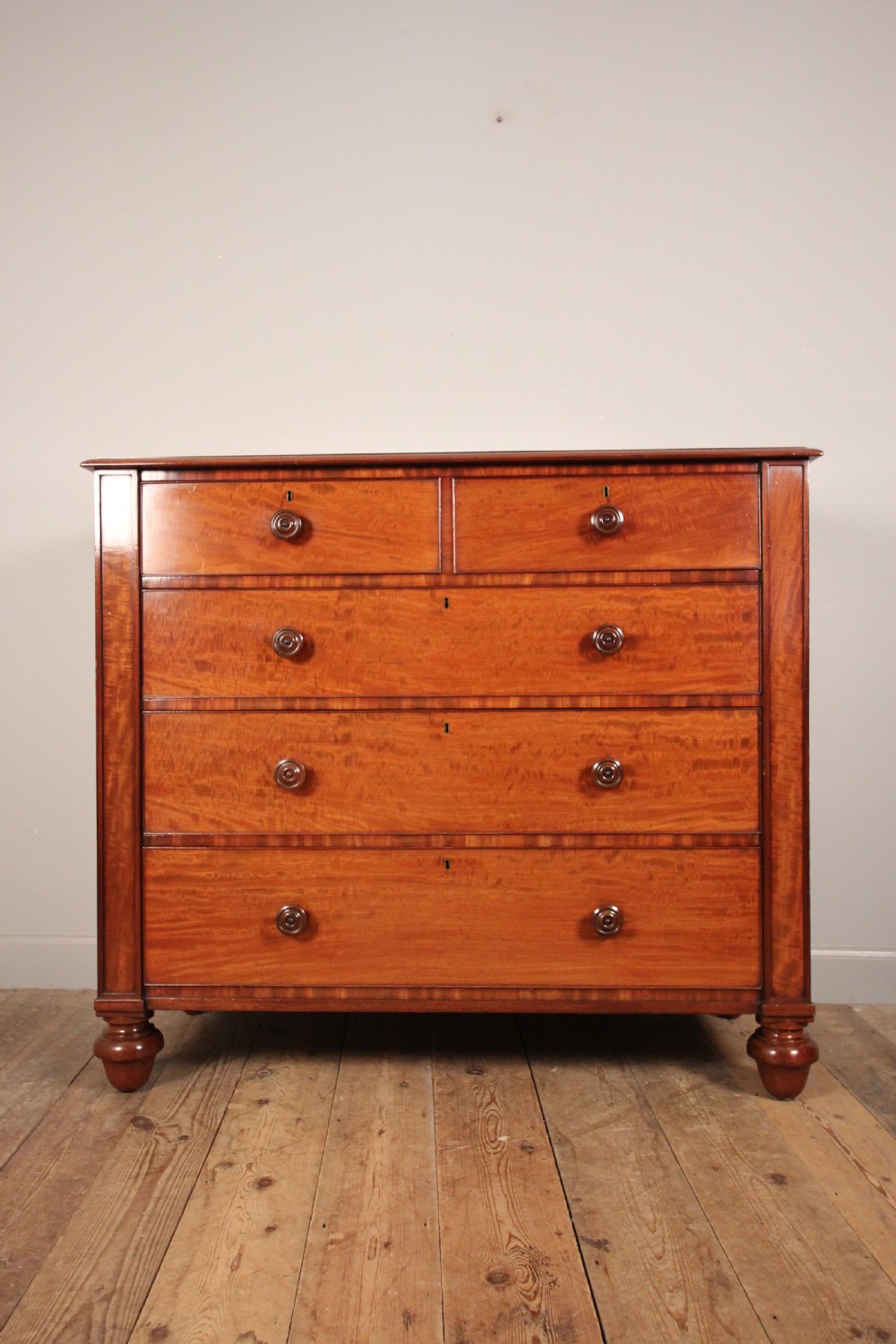 Large George IV Mahogany Chest of Drawers View II