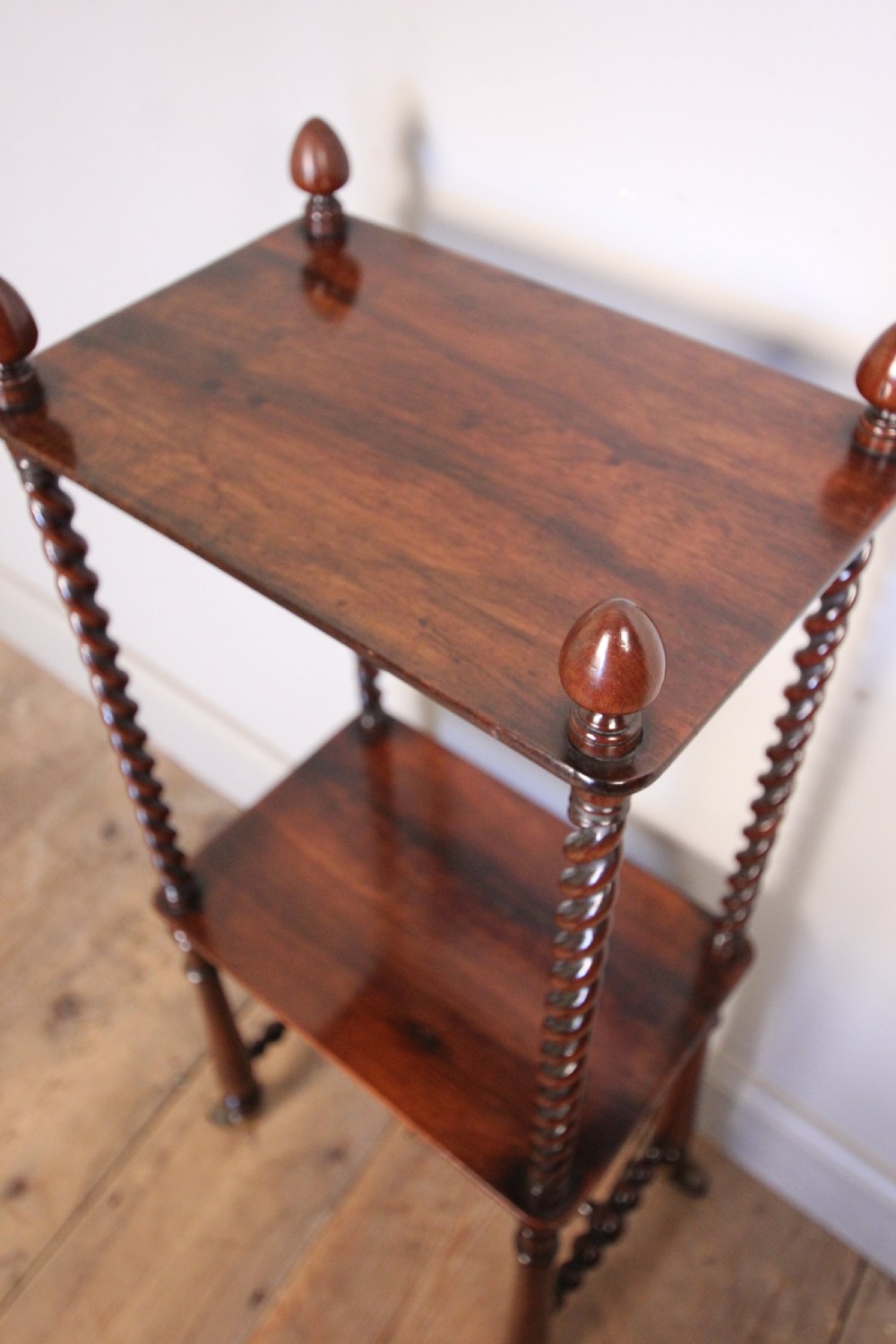 Small 19th C Rosewood Whatnot View IV