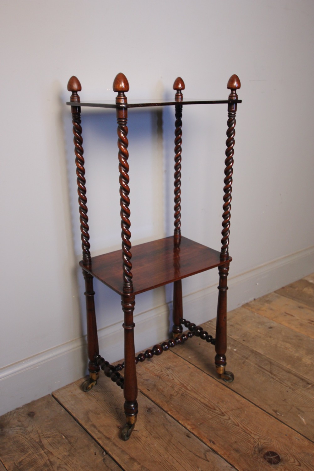Small 19th C Rosewood Whatnot View VIII