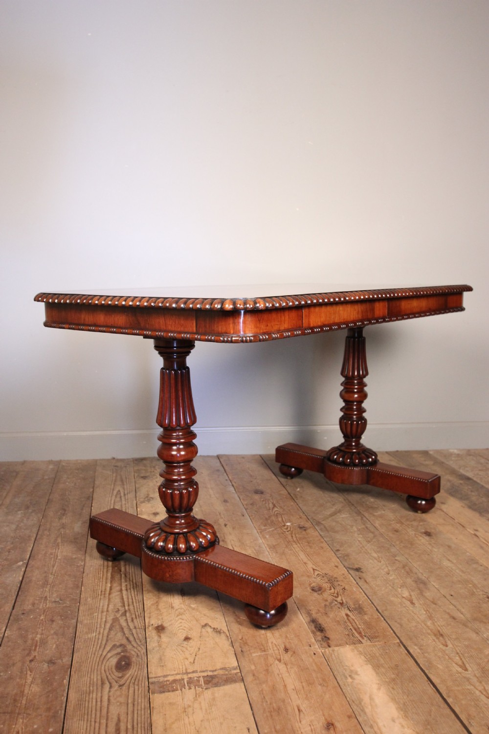 Gillows George IV Rosewood Library Table View III