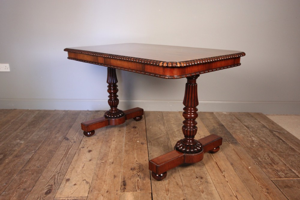 Gillows George IV Rosewood Library Table View XI