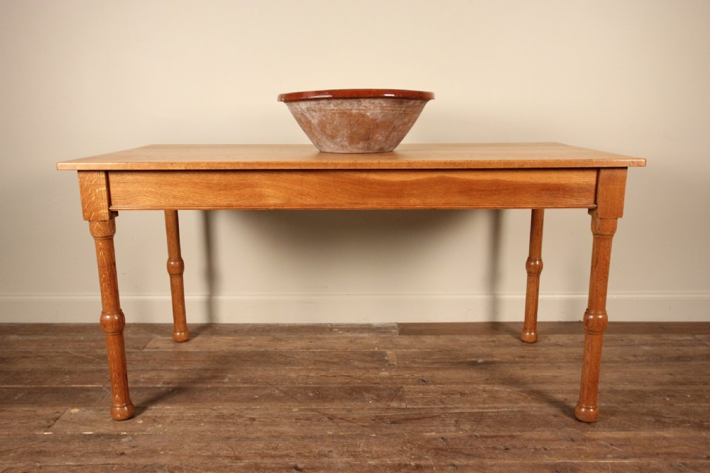 Beautiful Arts & Crafts Refectory Dining Table  View III