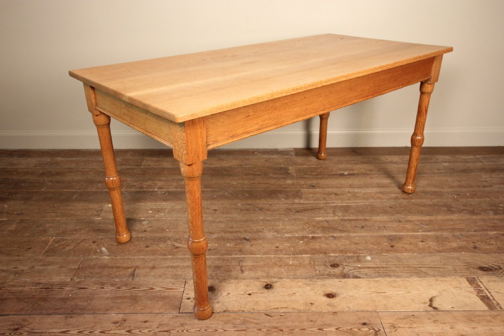 Beautiful Arts & Crafts Refectory Dining Table  View V