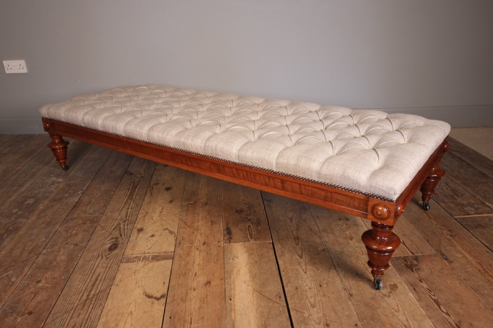 Superb Large Mahogany Centre Stool View V
