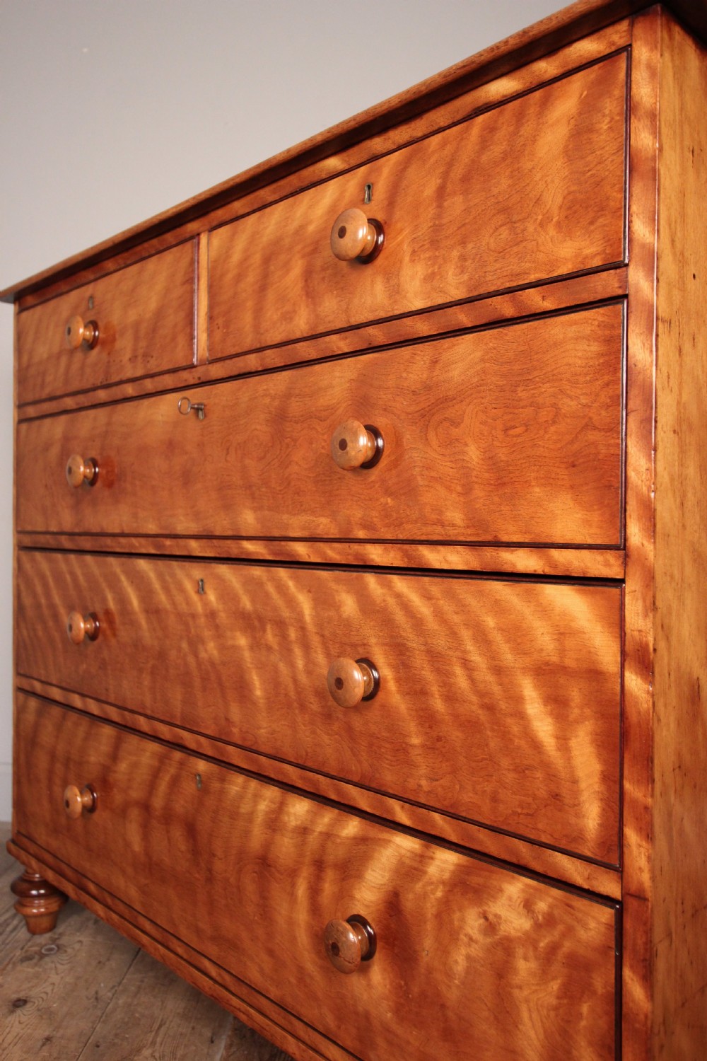 Holland & Sons Satin Birch Chest of Drawers View IV