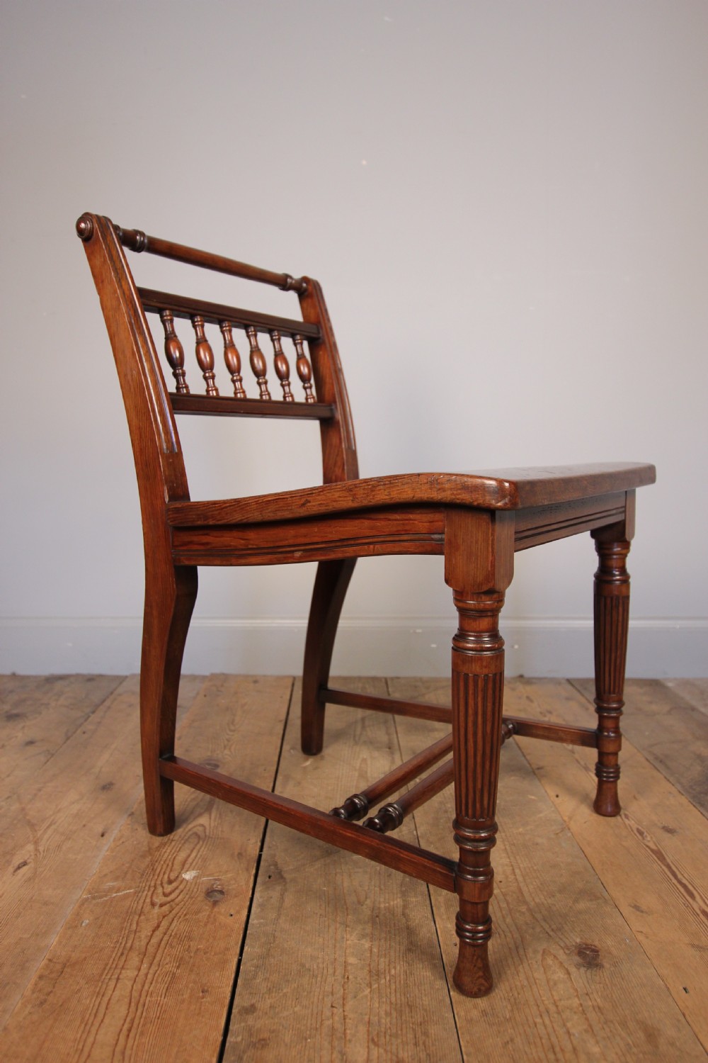 Highly Unusual Curved Seat Chair