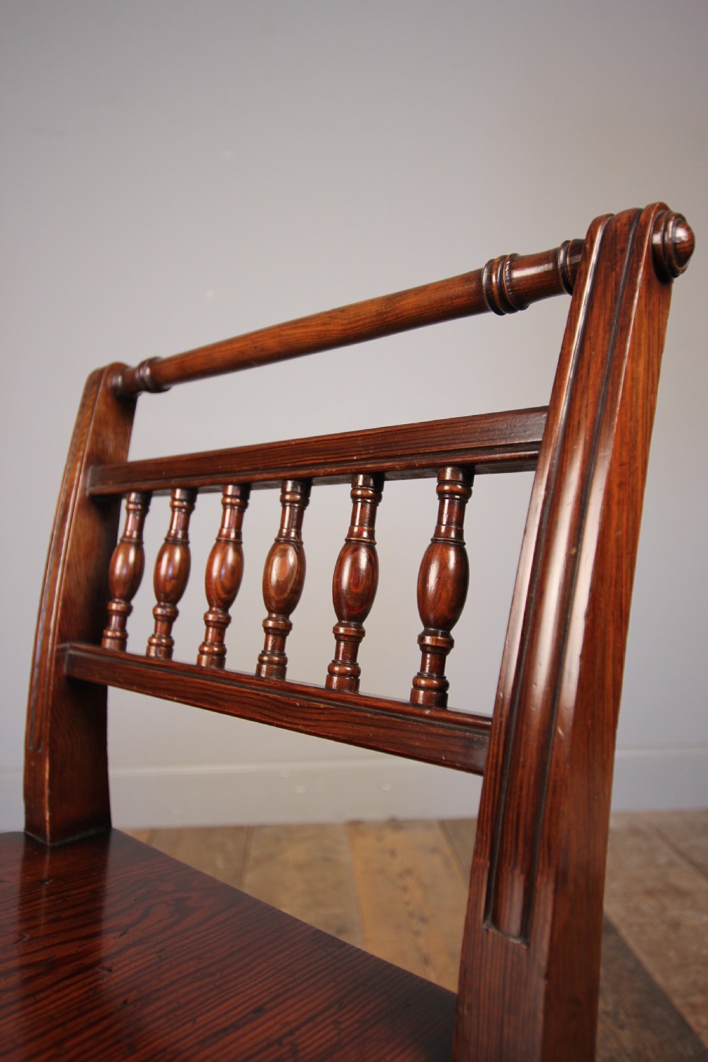 Highly Unusual Curved Seat Chair View VIII