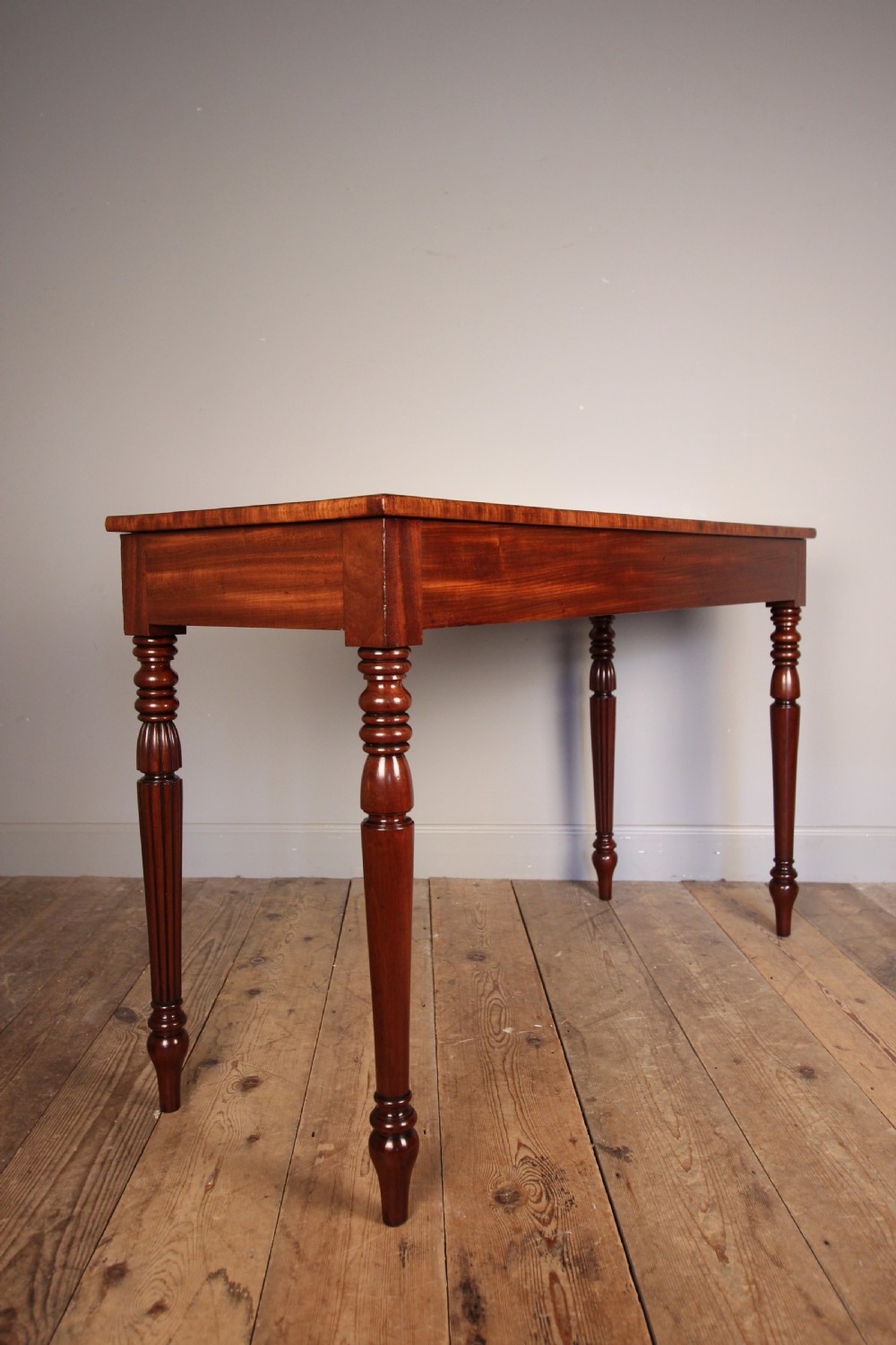 George IV Mahogany Writing Side Table View III