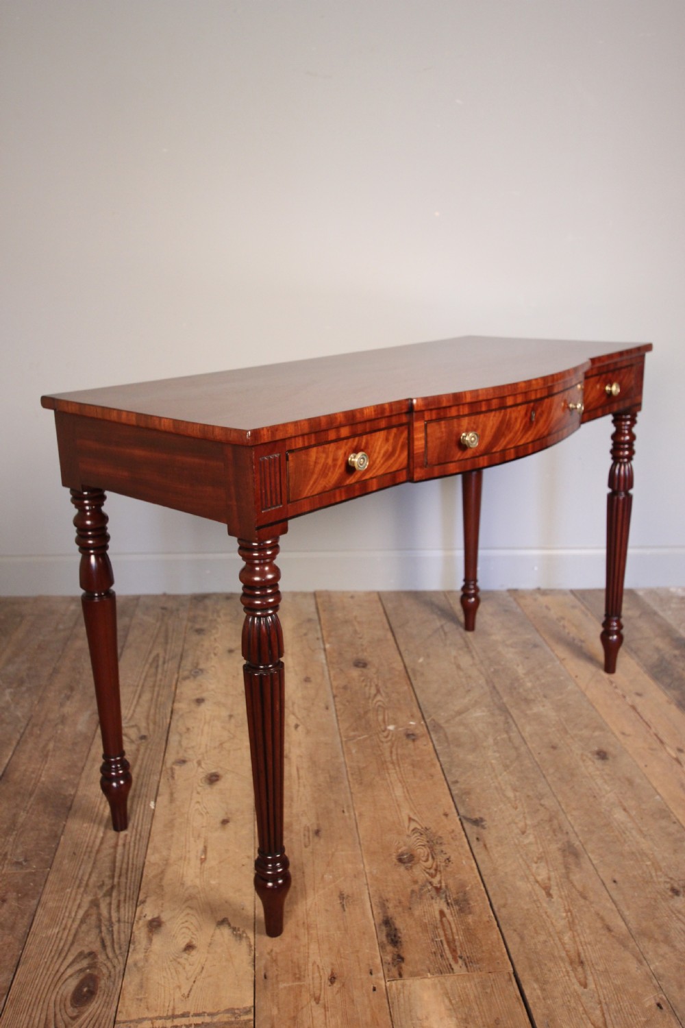 George IV Mahogany Writing Side Table View V