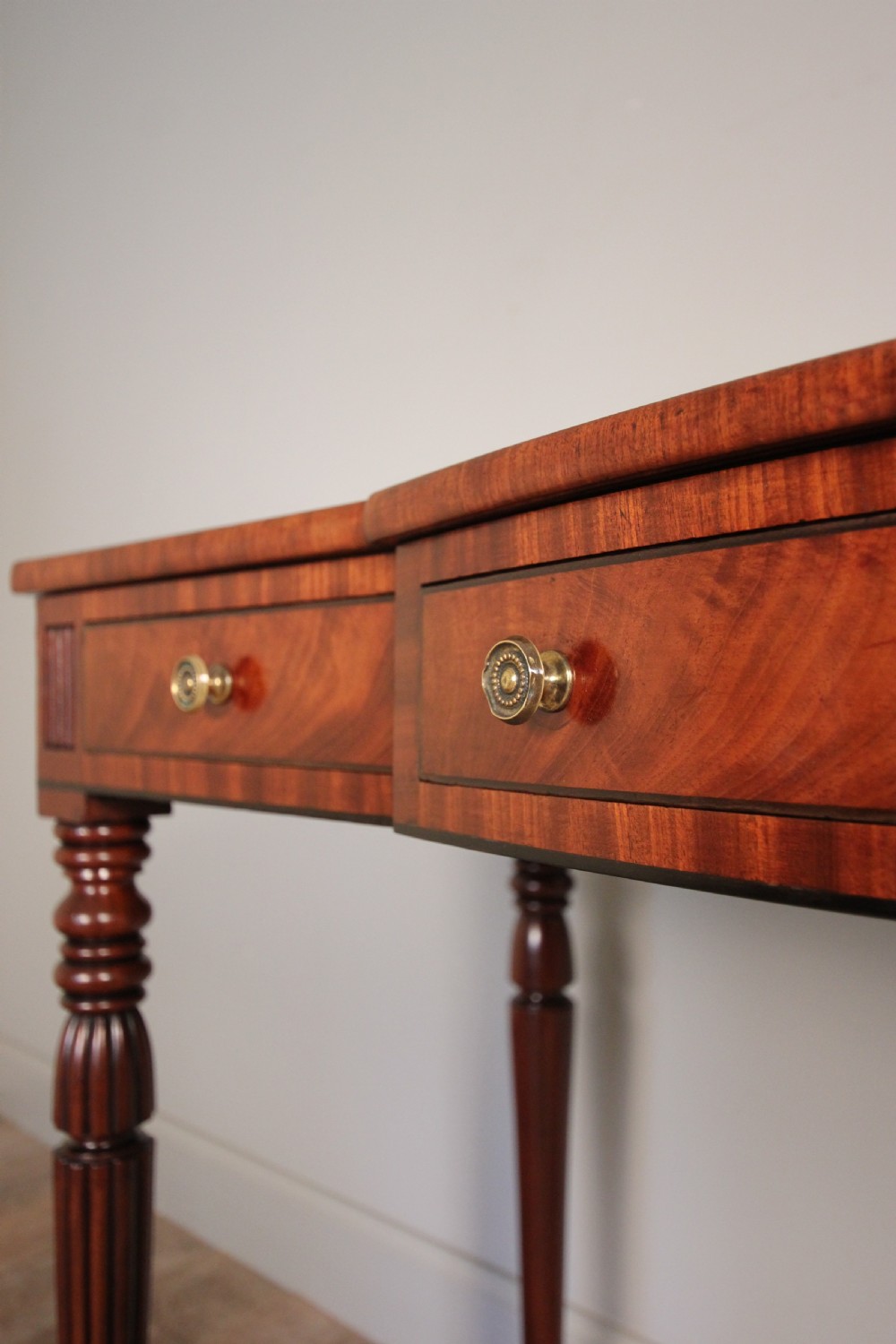 George IV Mahogany Writing Side Table View VII