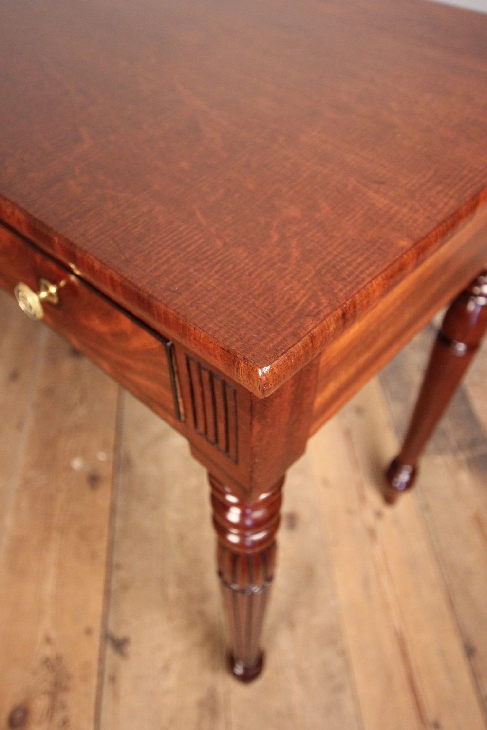 George IV Mahogany Writing Side Table View VIII