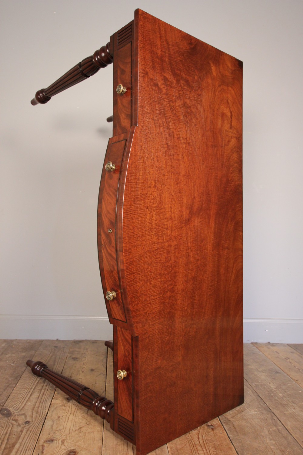 George IV Mahogany Writing Side Table View X