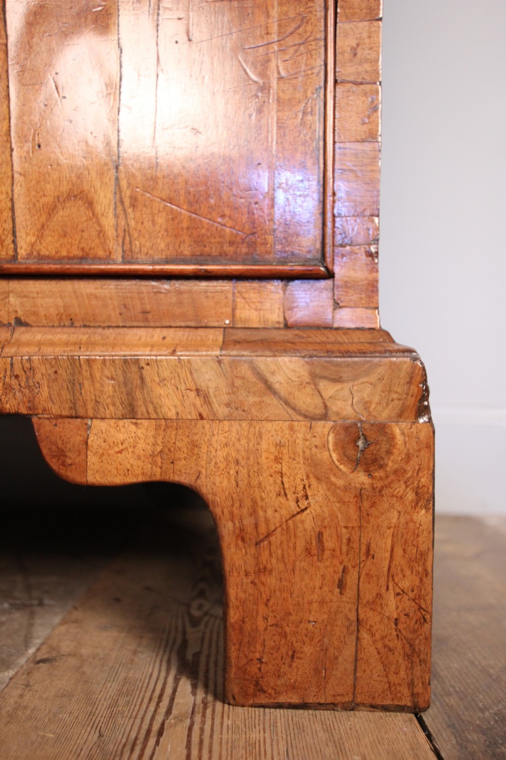 George II Figured Walnut Chest of Drawers View V