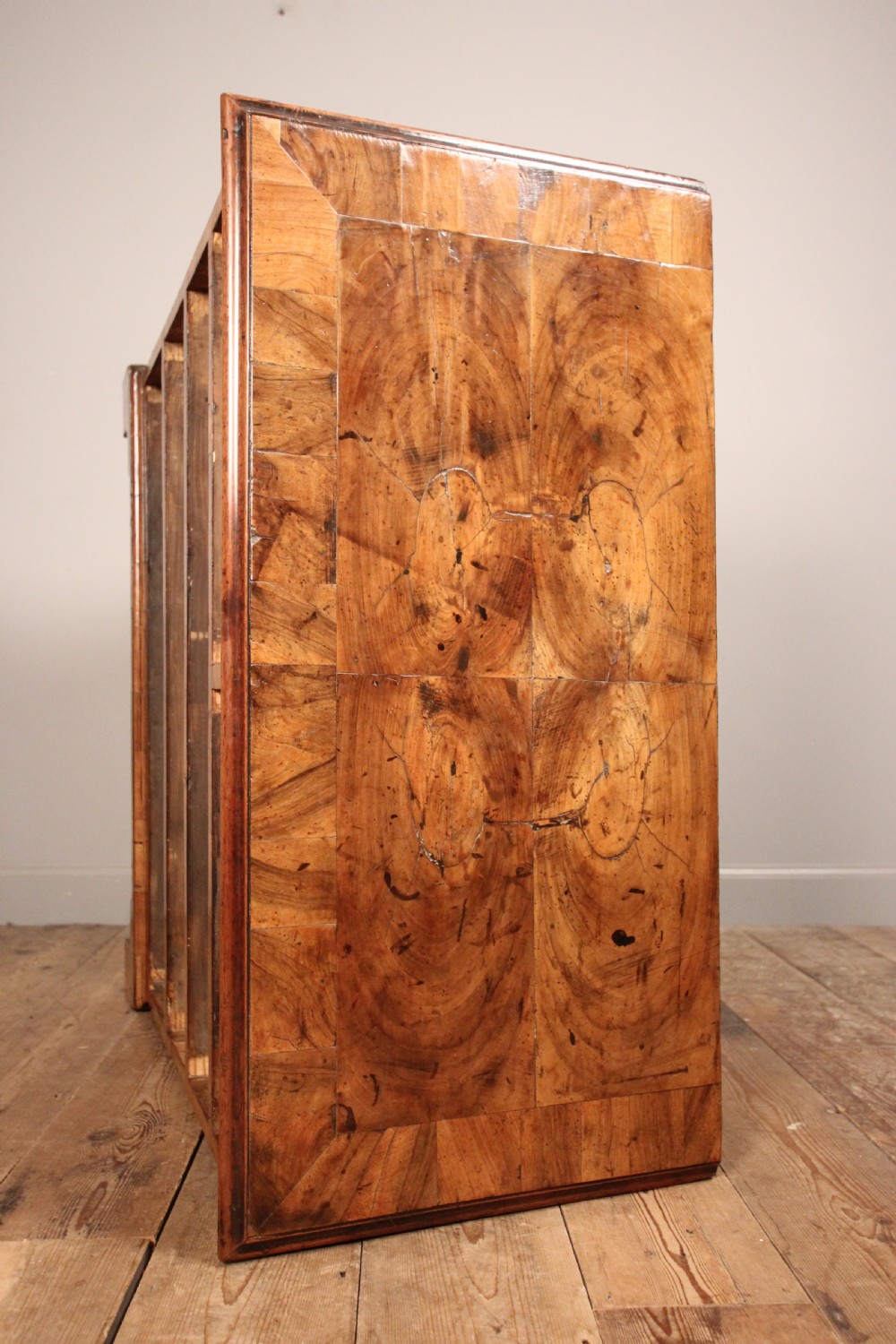 George II Figured Walnut Chest of Drawers View IX